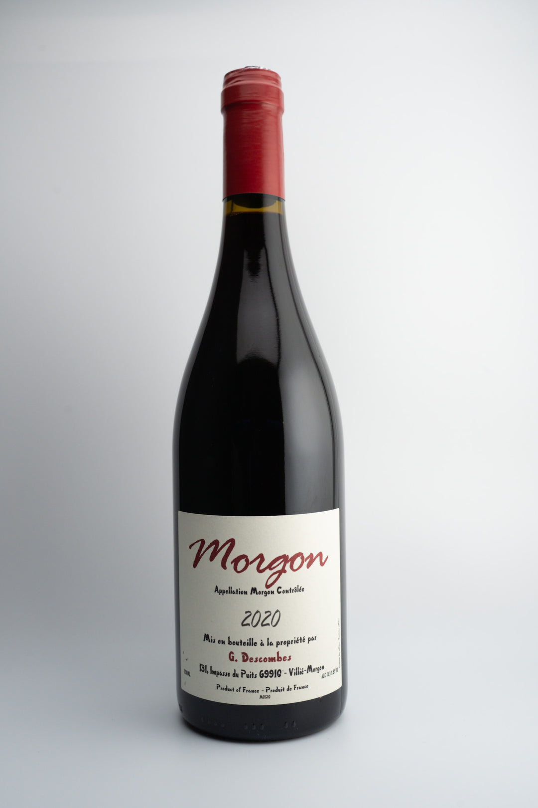 Georges Descombes Morgon, Beaujolais, France 2020