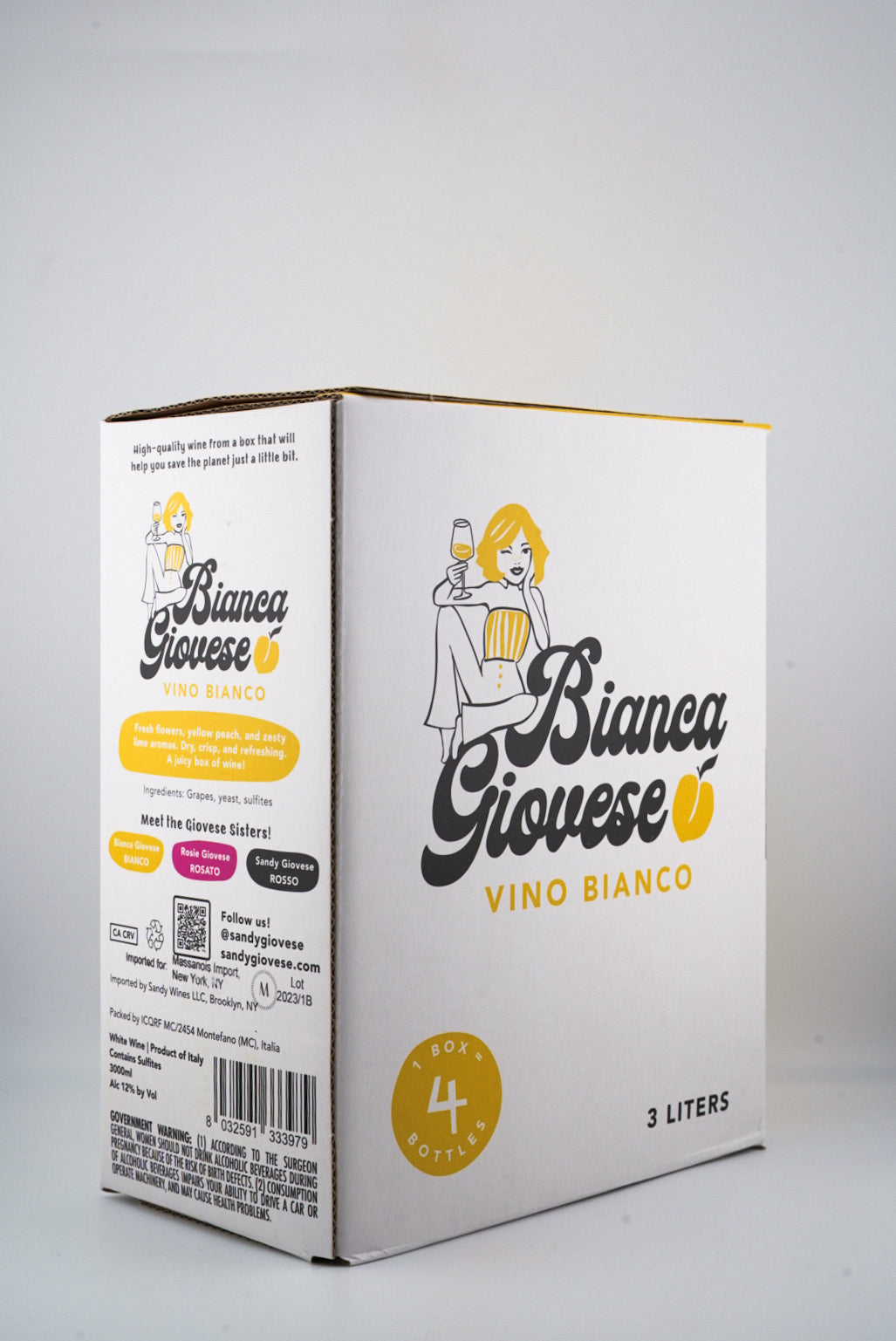 Bianca Giovese Vino Bianco, Italy (3L)