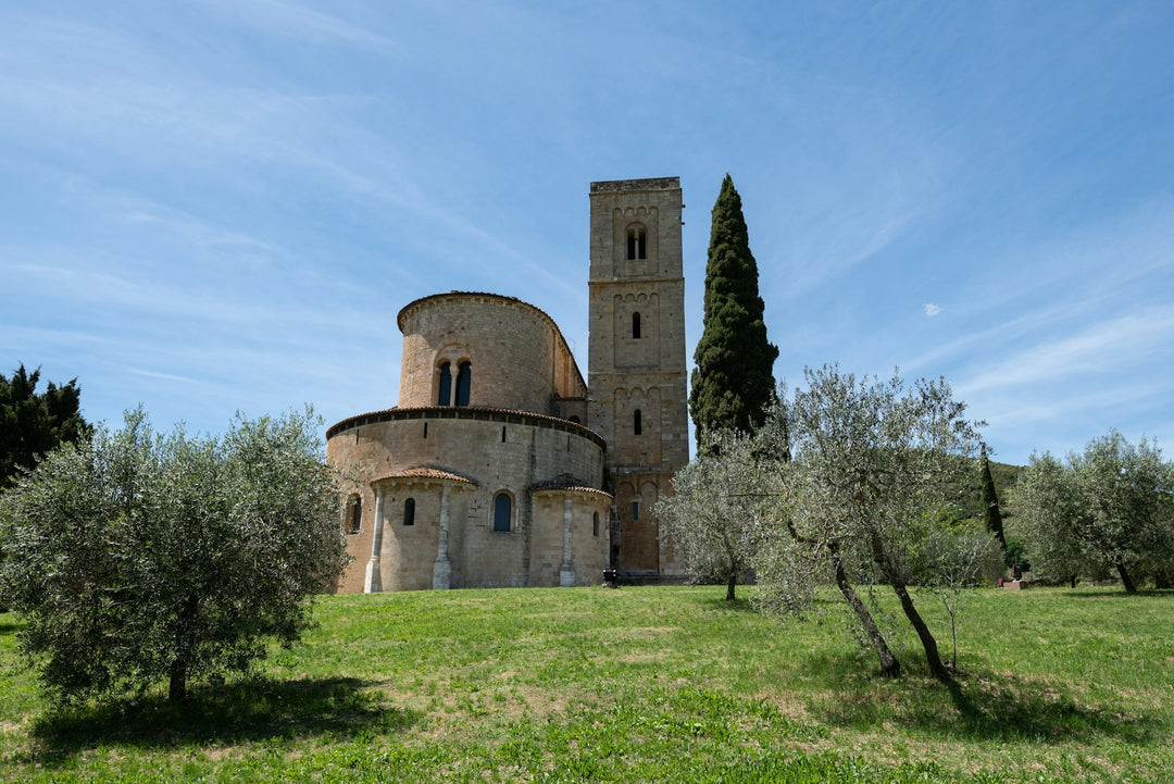The Abbey of Sant'Antimo near Montalcino, Tuscany