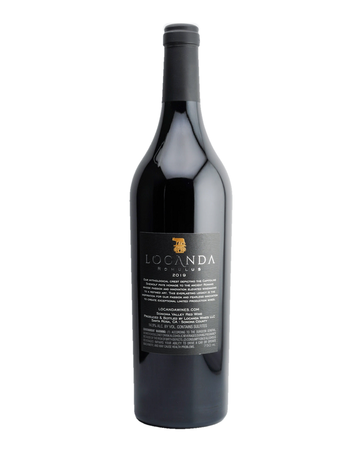 Bottle of 2019 Locanda Estate "Romulus", Sonoma Valley, California