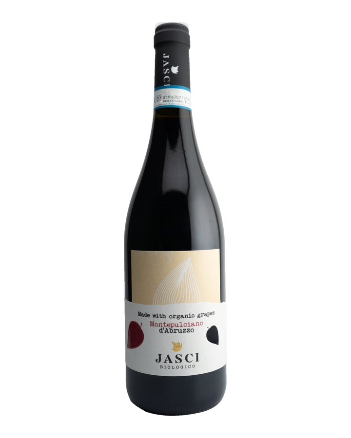 A bottle of 2020 Jasci Montepulciano d&