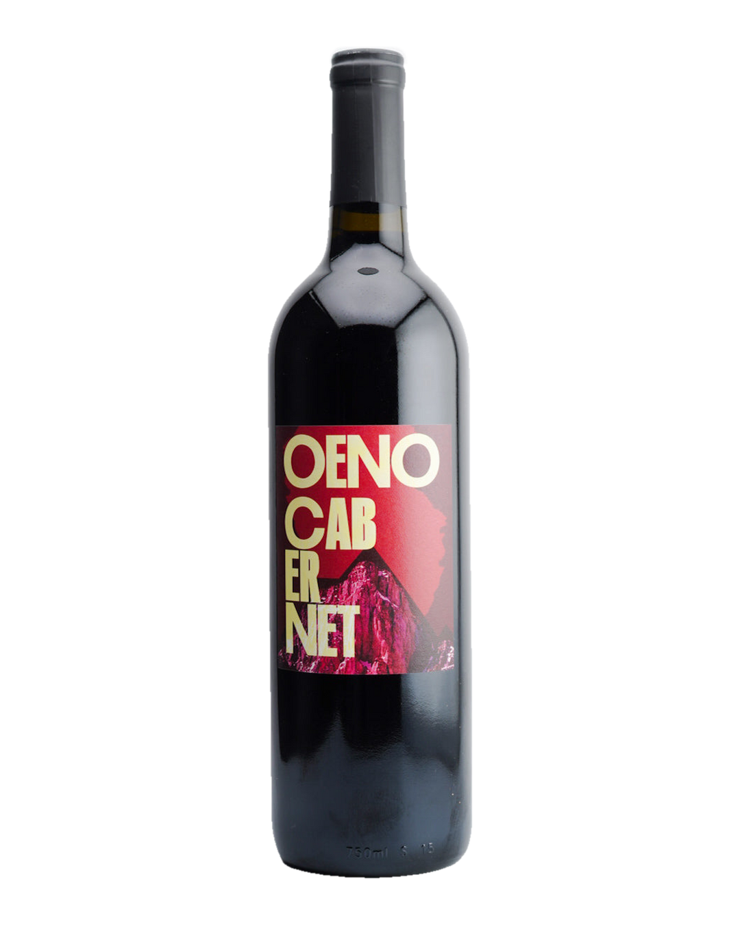 A bottle of 2021 Oeno Cabernet Sauvignon wine from Russian River Valley, California.