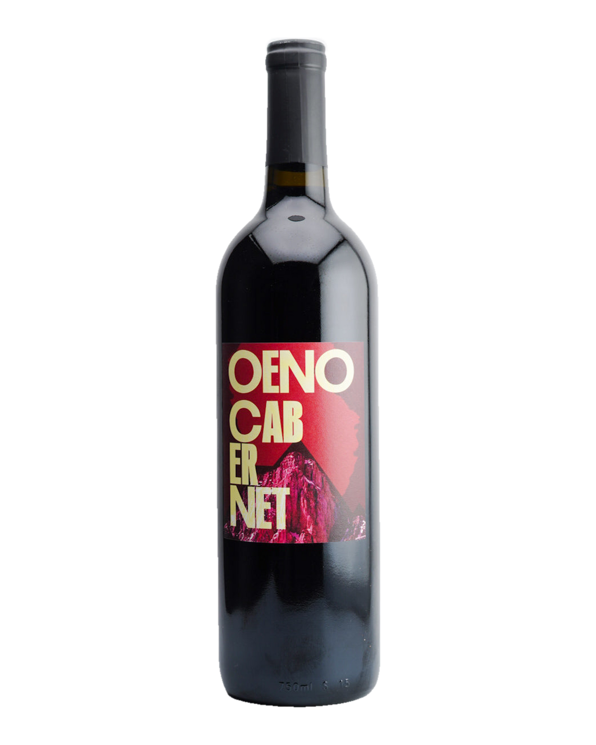 A bottle of 2021 Oeno Cabernet Sauvignon wine from Russian River Valley, California.