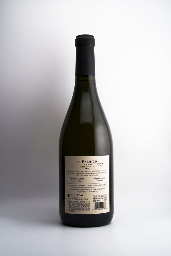 2022 Bodega Aleana 'El Enemigo' Chardonnay, Mendoza, Argentina