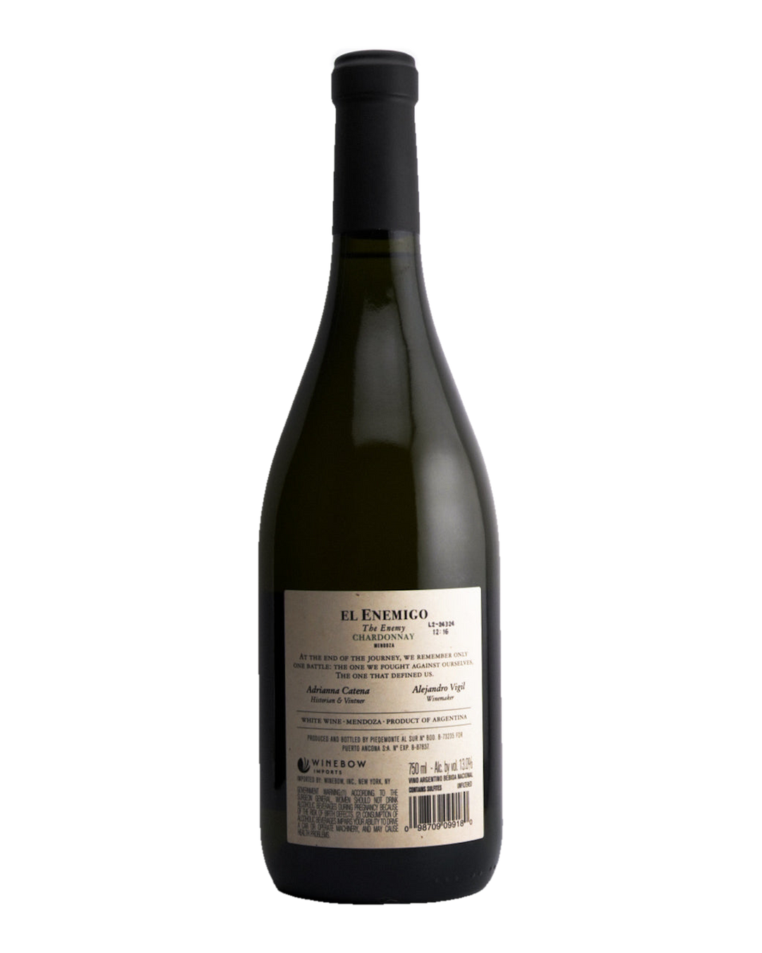 Bottle of 2022 Bodega Aleana &