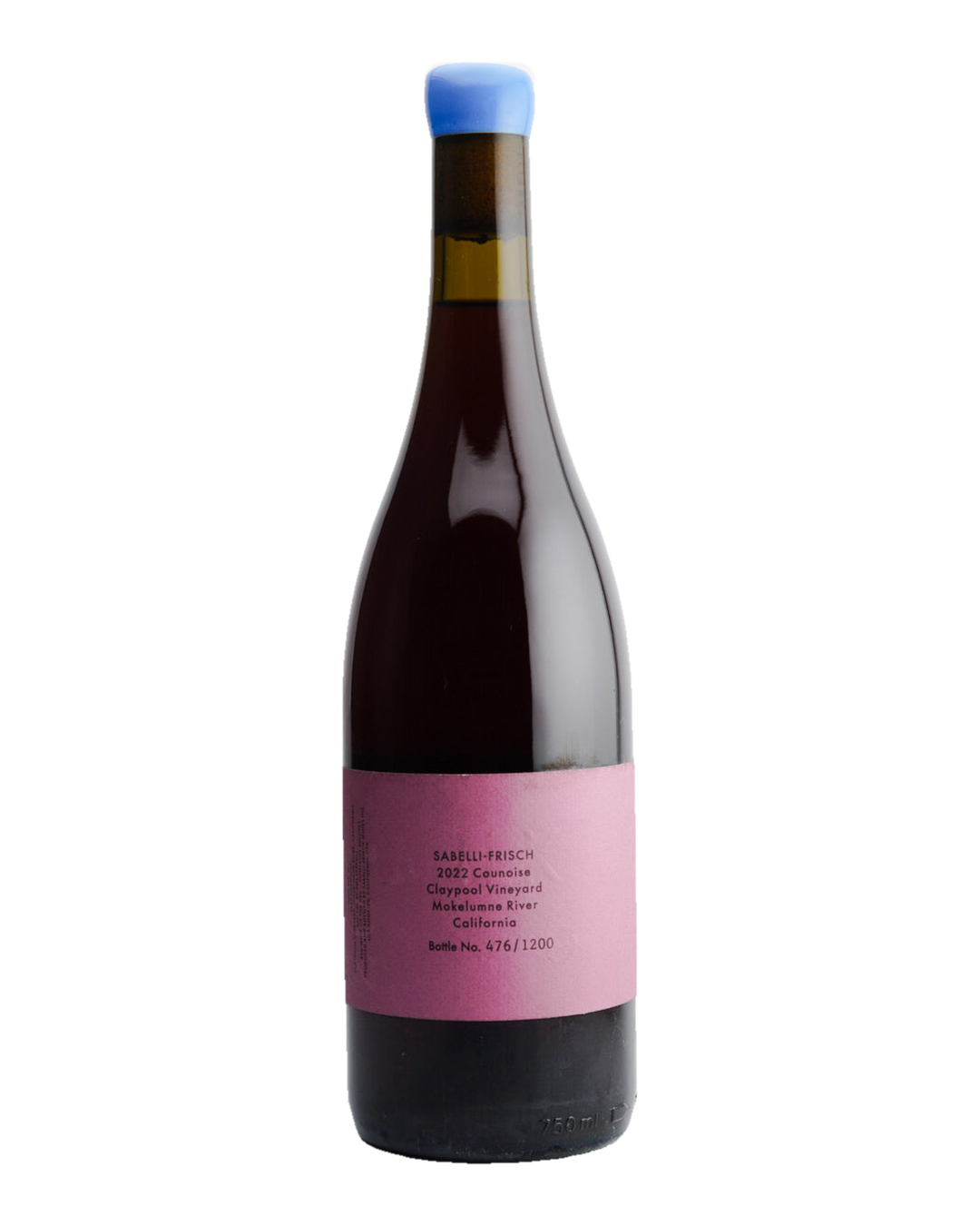 Bottle of 2022 Sabelli-Frisch 'Milk Fed 6' Counoise, Mokelumne River, Lodi, California
