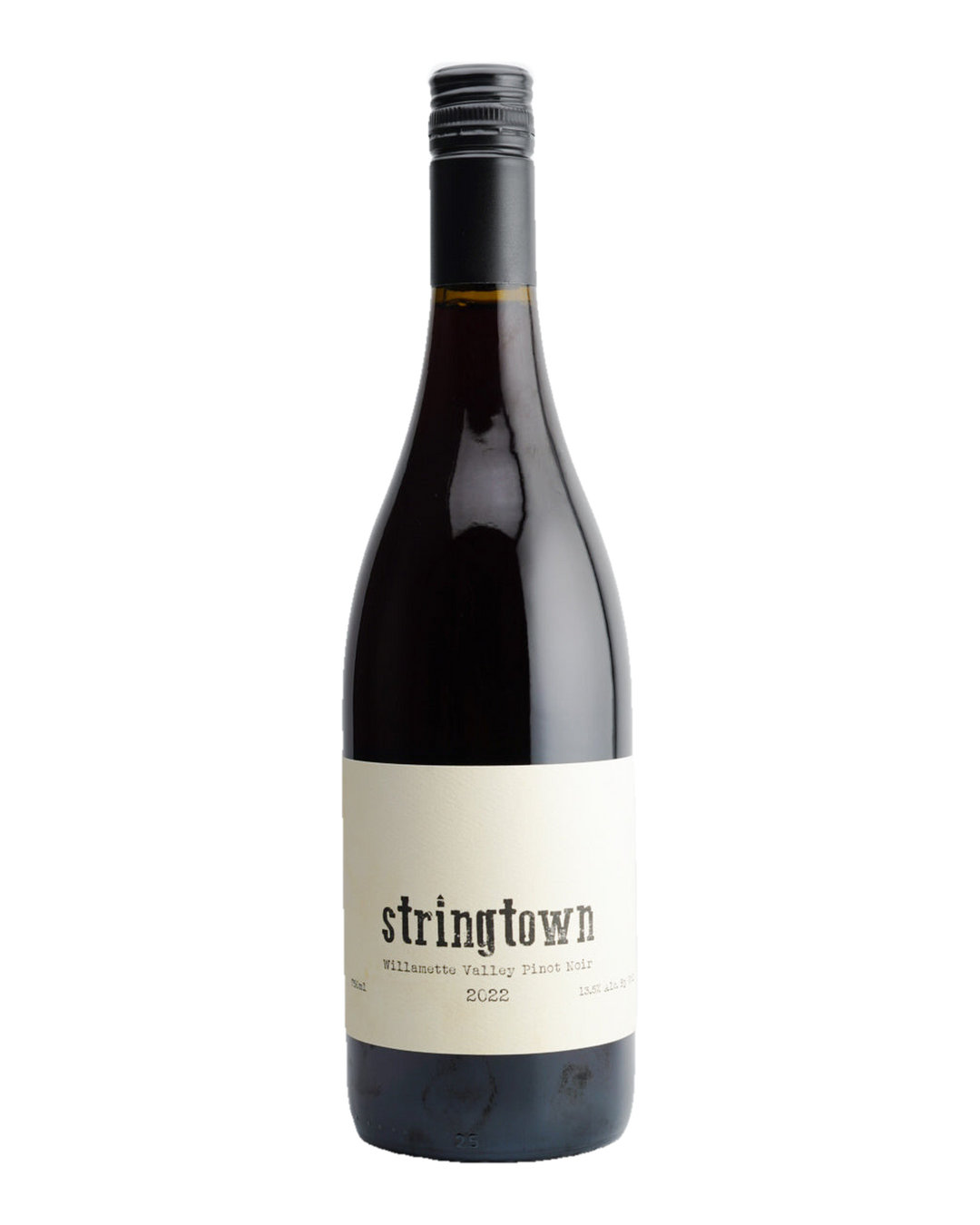 Bottle of 2022 Stringtown Pinot Noir, Willamette Valley, Oregon
