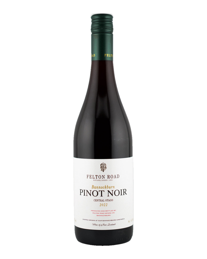 Bottle of Felton Road Pinot Noir wine