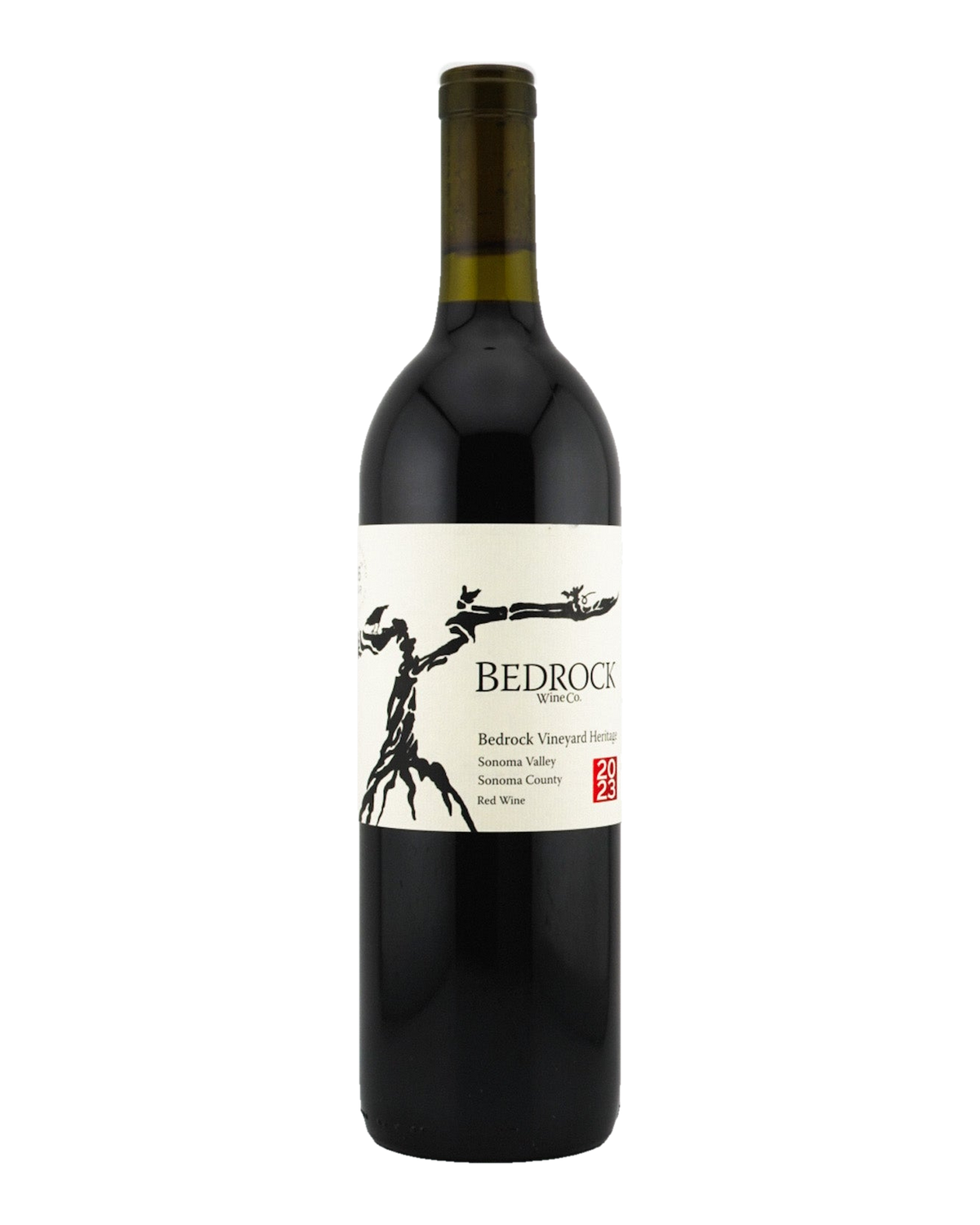 Bottle of Bedrock Wine Co. Bedrock Vineyard Heritage Red Wine, California 2023