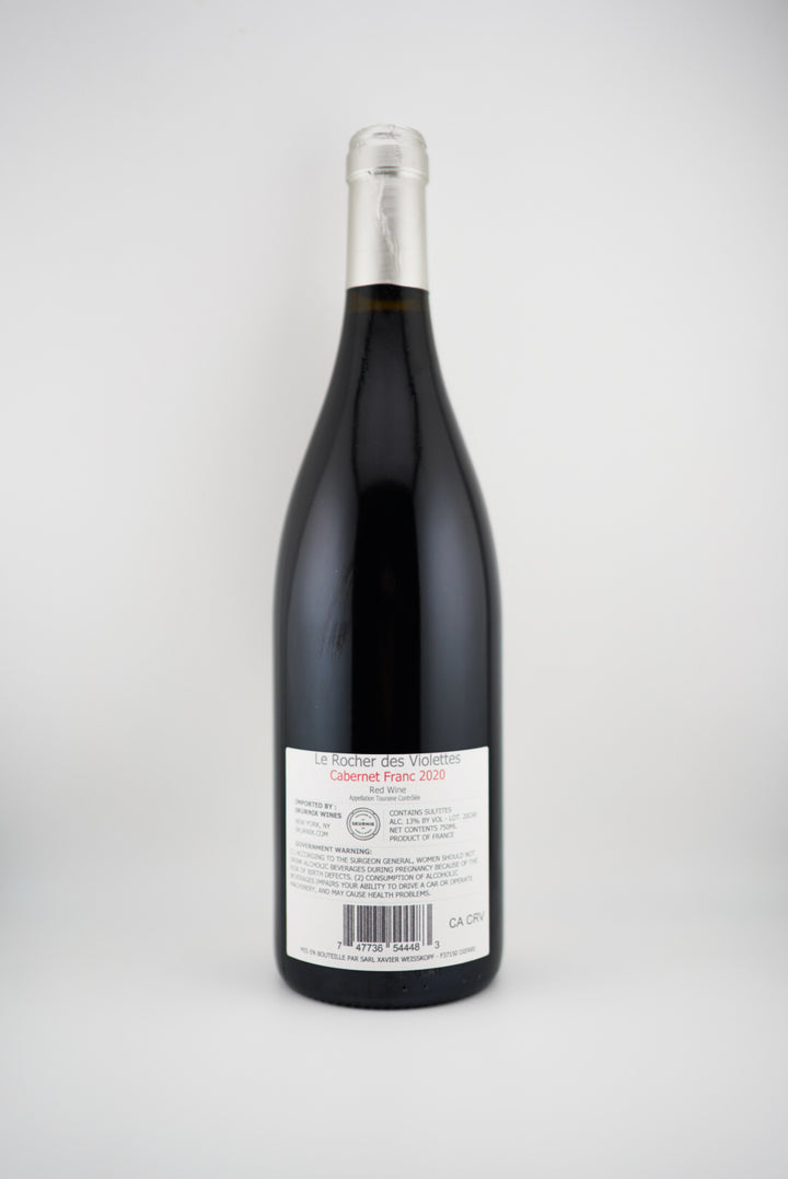 Le Rocher des Violettes Cabernet Franc, Touraine AOC, Loire Valley, France 2020