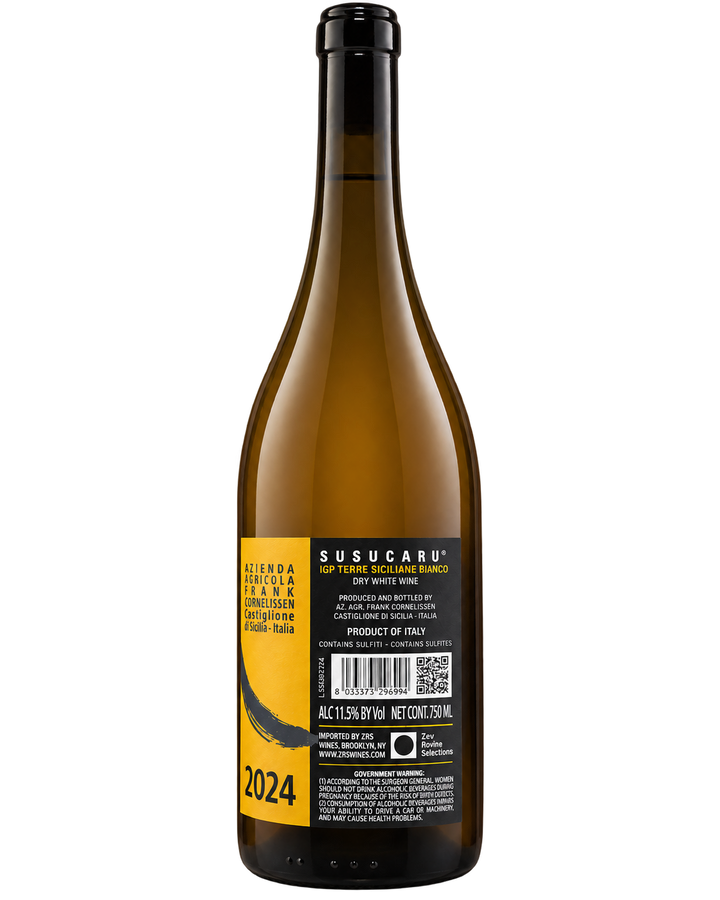 Frank Cornelissen "Susucaru" Bianco, Terre Siciliane, Sicily, Italy 2024