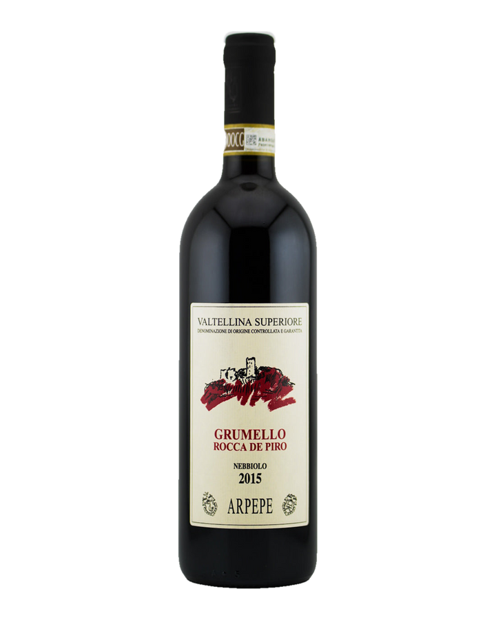 Bottle of Arpepe "Grumello Rocca de Piro", Valtellina Superiore DOCG, Lombardy, Italy 2015