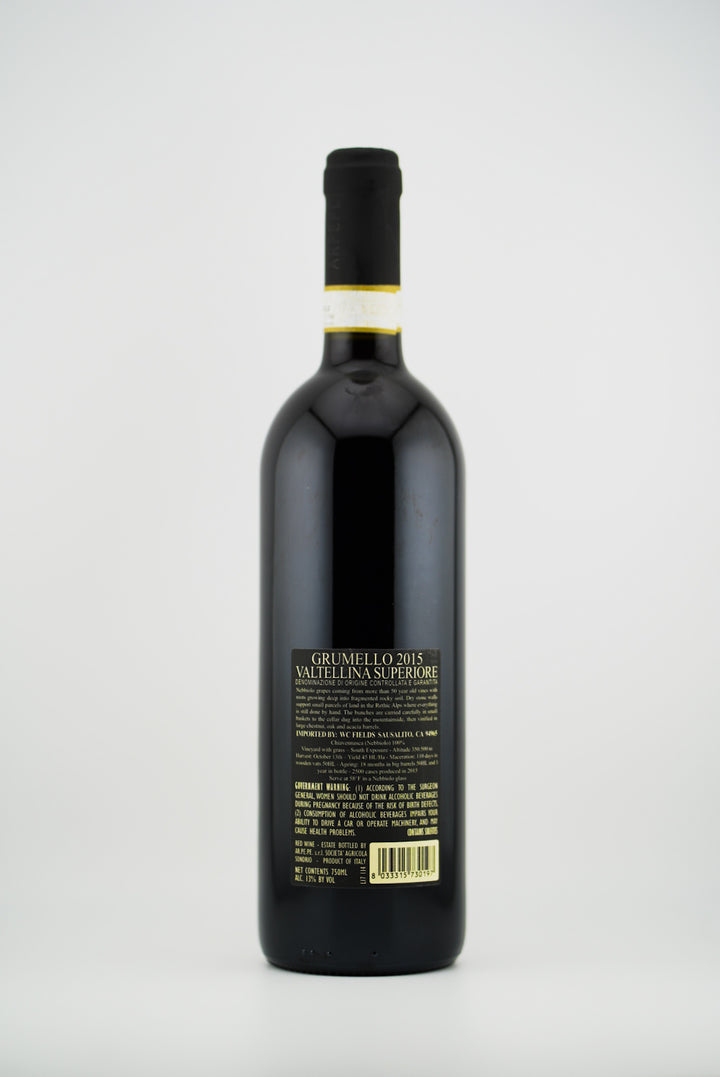 Arpepe "Grumello Rocca de Piro", Valtellina Superiore DOCG, Lombardy, Italy 2015