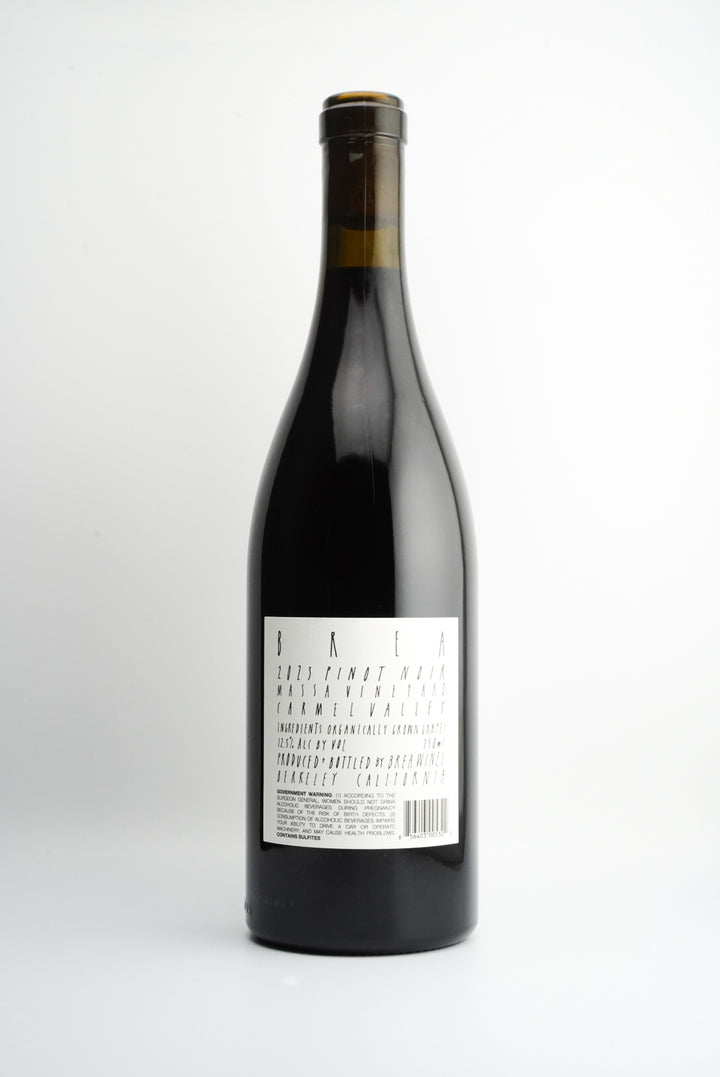 BREA Wine Co. Pinot Noir, Massa Vineyard, Central Coast, California 2023