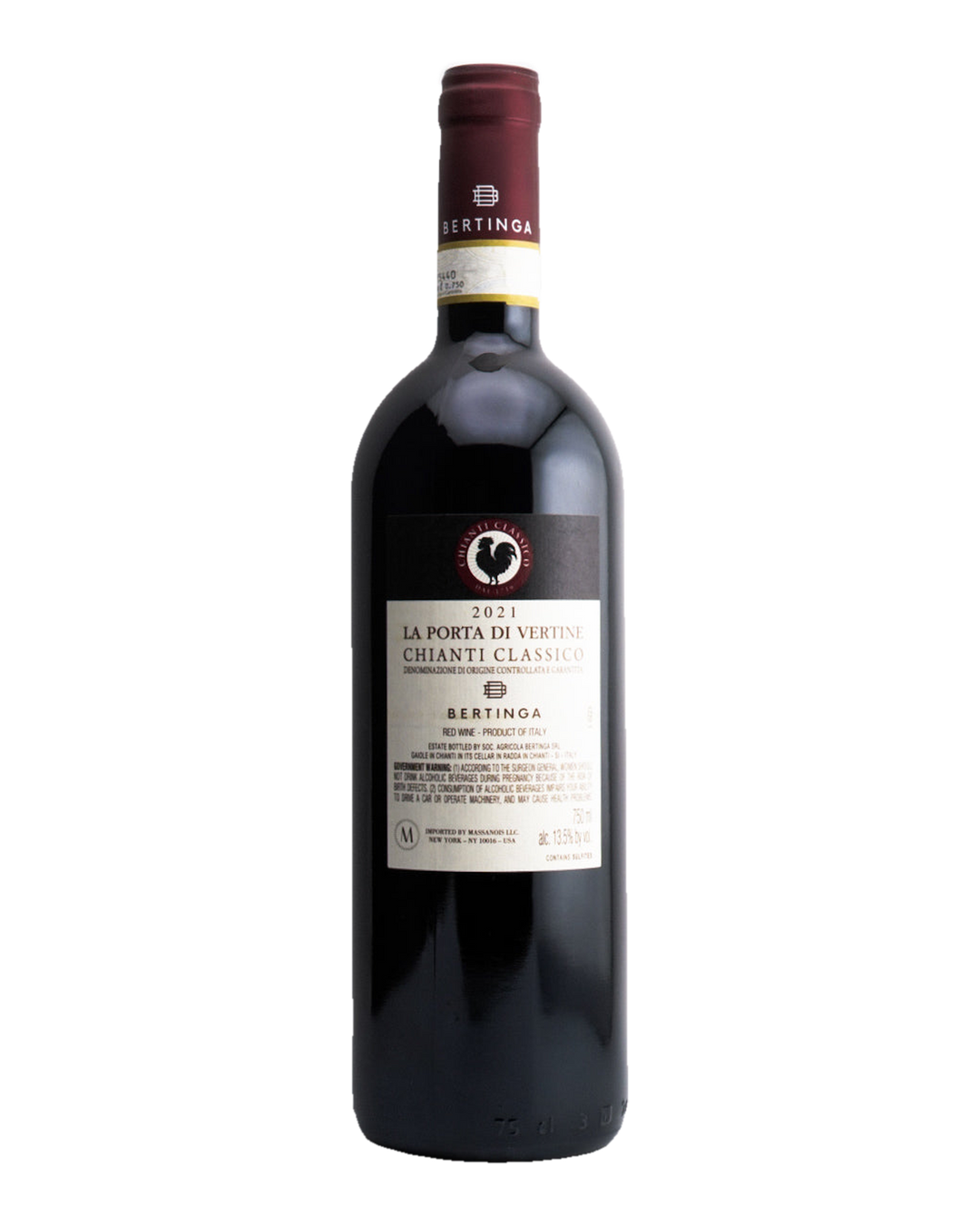 Bottle of Bertinga "La Porta di Vertine", Chianti Classico DOCG, Tuscany, Italy 2021