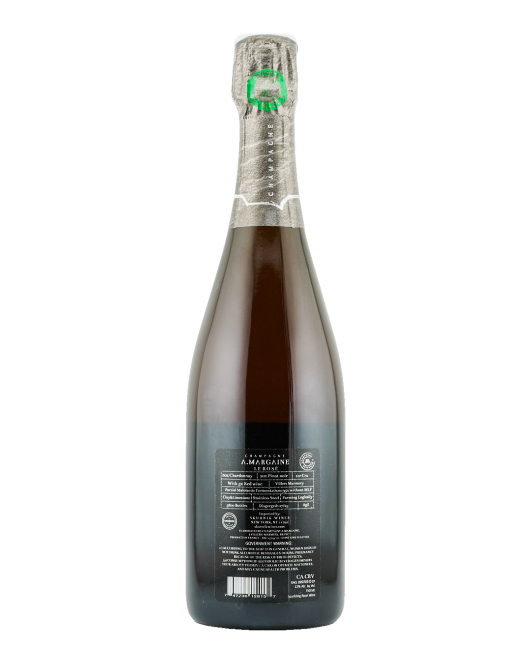 Bottle of A. Margaine Brut Rosé Premier Cru Champagne NV