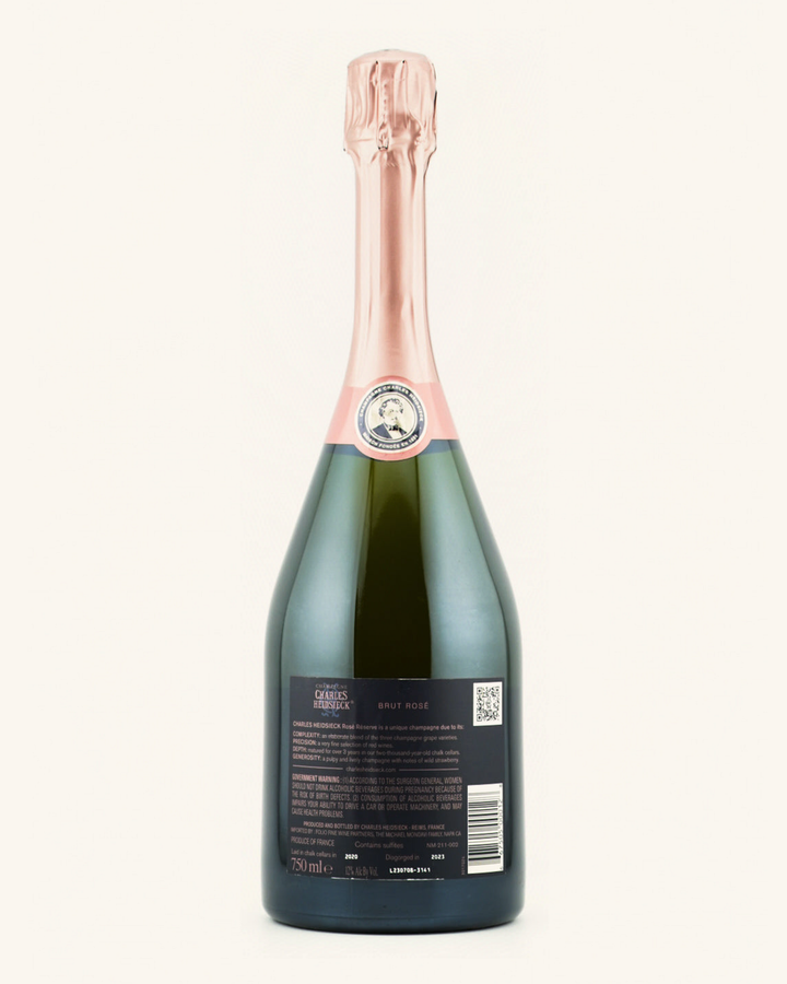 Bottle of Charles Heidsieck Brut Rosé Reserve Champagne NV