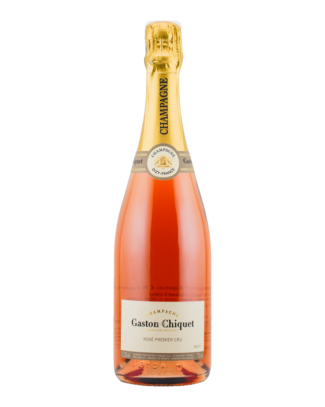 Bottle of Gaston Chiquet Premier Cru Brut Rosé Champagne NV