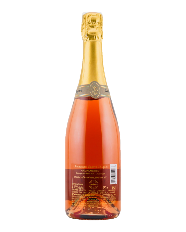 Bottle of Gaston Chiquet Premier Cru Brut Rosé Champagne NV
