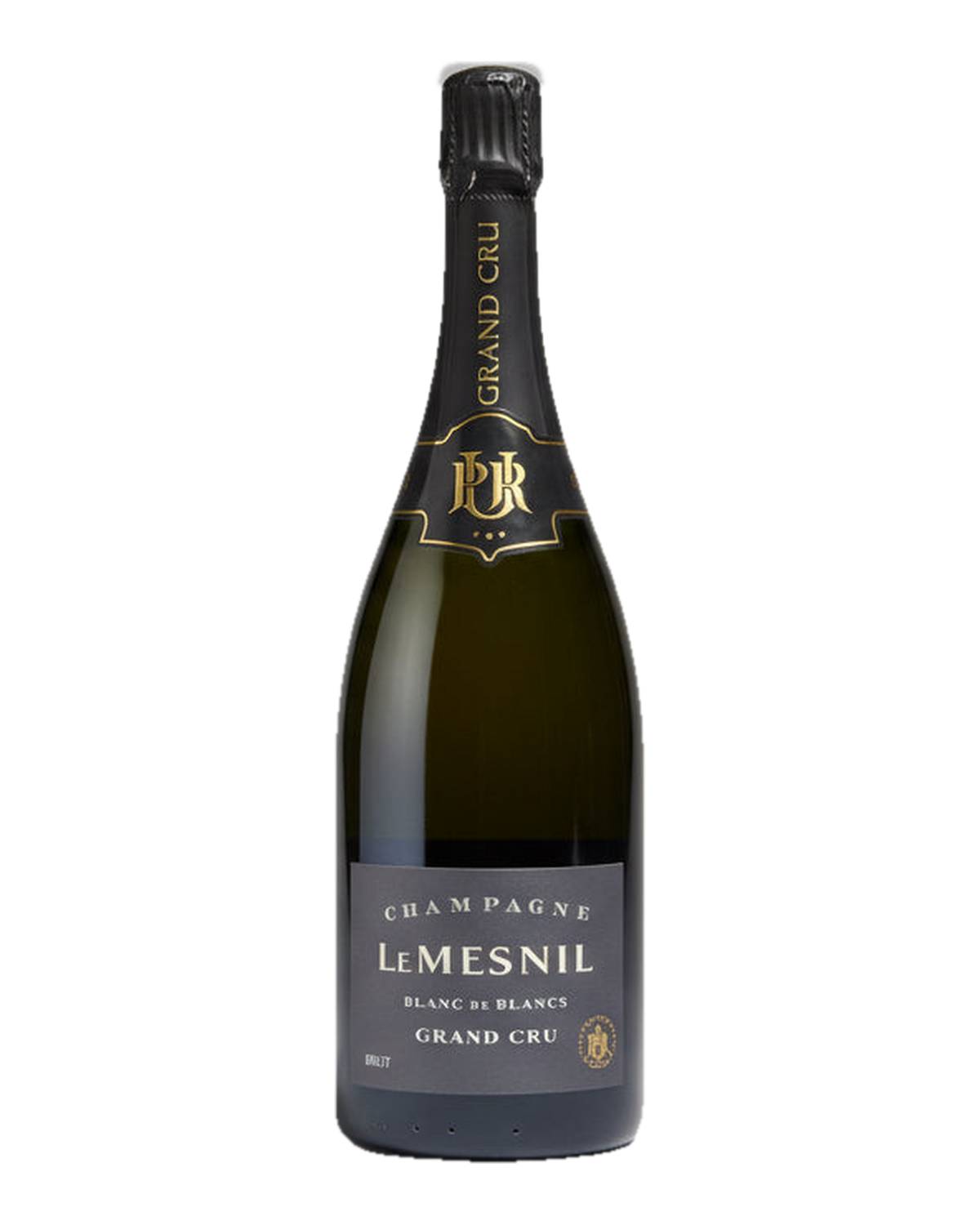 Bottle of RWC Le Mesnil Grand Cru Blanc de Blancs champagne