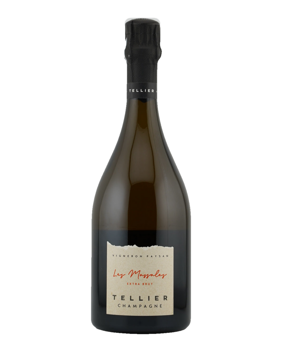 Bottle of Tellier 'Les Massales' Extra Brut Rosé Champagne 2021