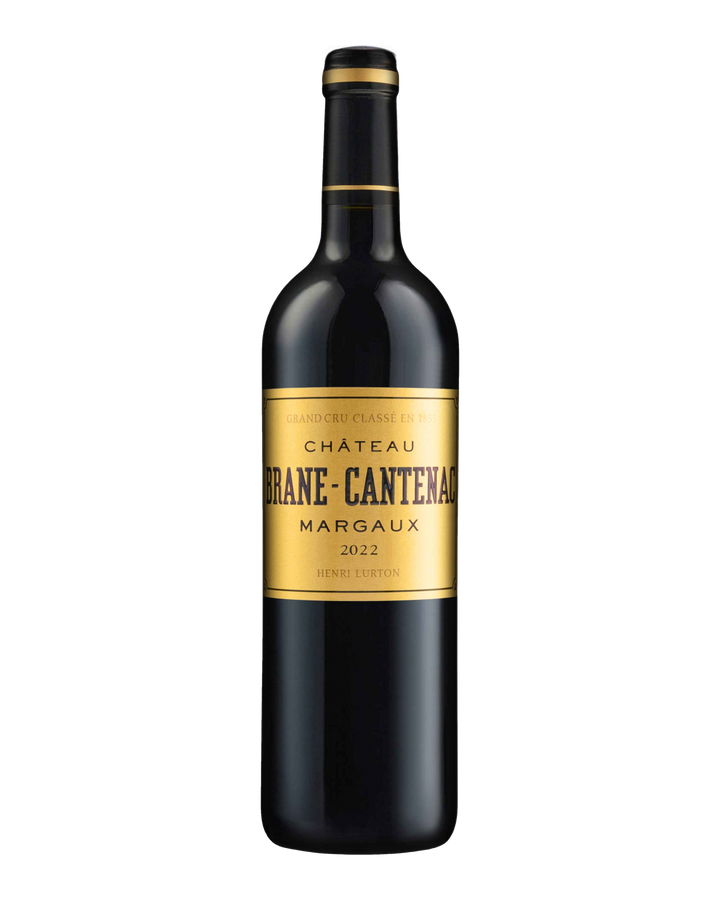 Bottle of Château Brane-Cantenac, Margaux, Bordeaux, France 2022