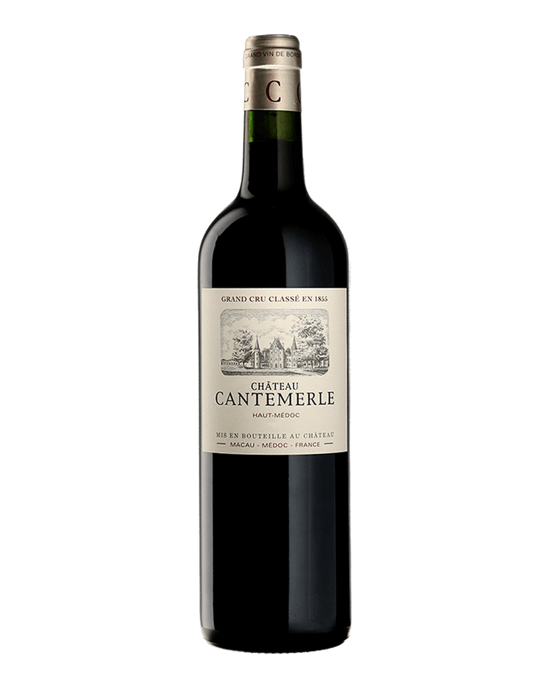 Bottle of Château Cantemerle Haut-Médoc, Bordeaux, France 2018