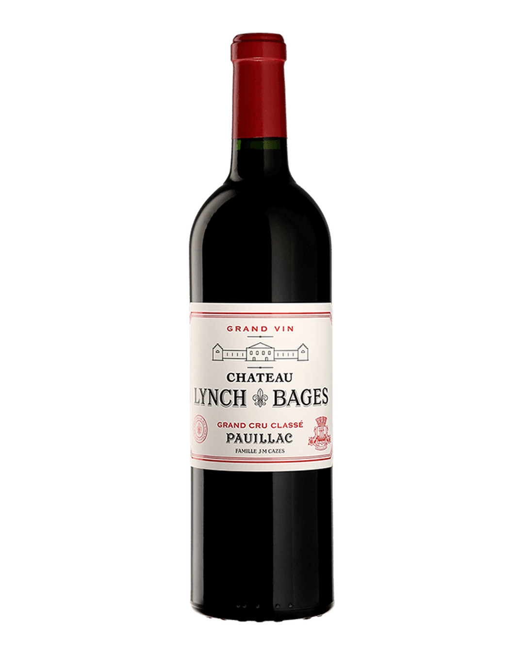 Bottle of Château Lynch-Bages Pauillac, Bordeaux, France 2018