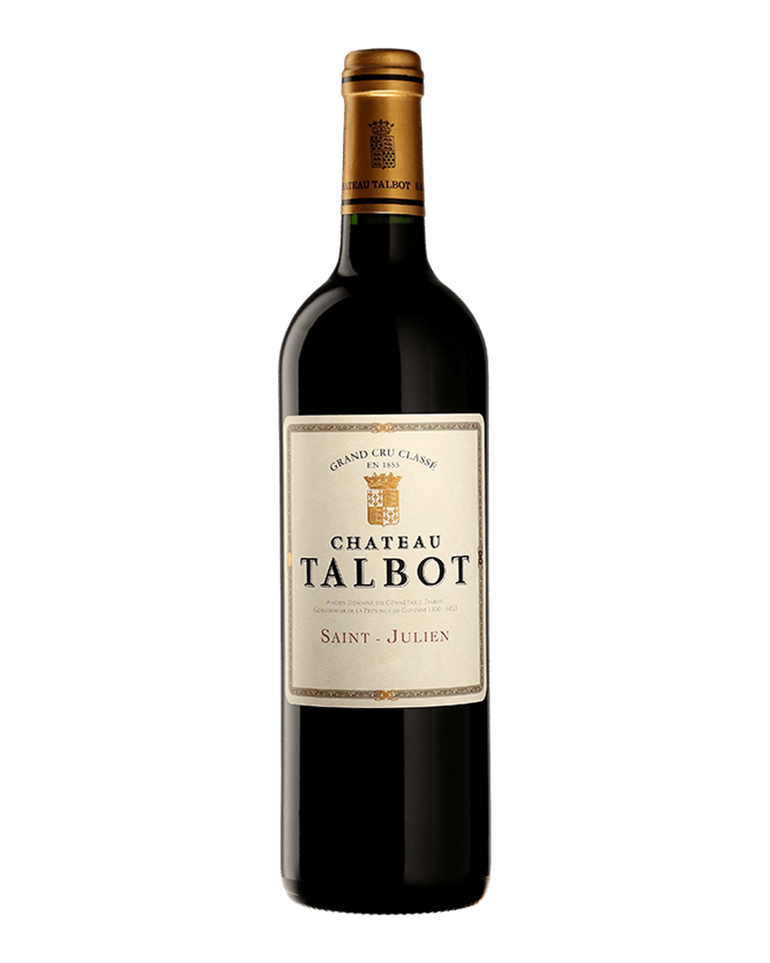 Bottle of Château Talbot Saint-Julien, Bordeaux, France 2020