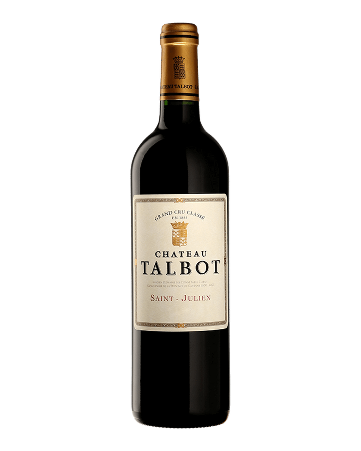 Bottle of Château Talbot Saint-Julien, Bordeaux, France 2020