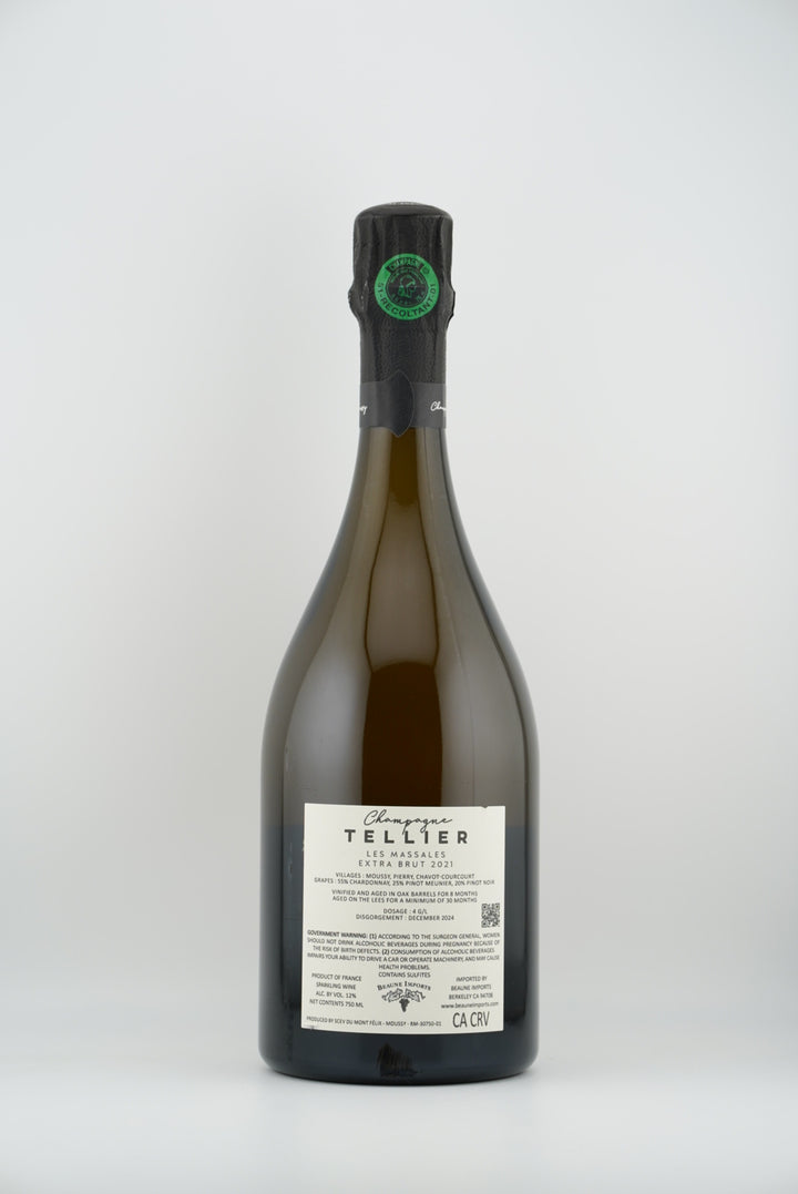Tellier 'Les Massales' Extra Brut Rosé Champagne 2021