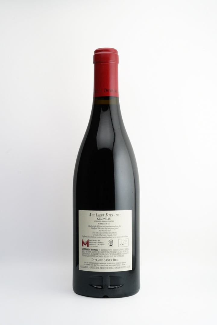 Domaine Santa Duc “Aux Lieux-Dits”, Gigondas, Southern Rhone Valley, France 2021
