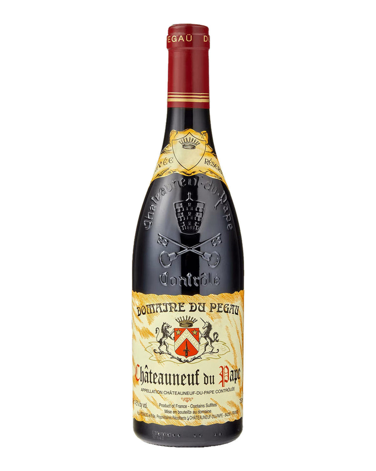 Bottle of Domaine du Pégau 'Cuvée Réservée' Châteauneuf-du-Pape, Rhône Valley, France 2017