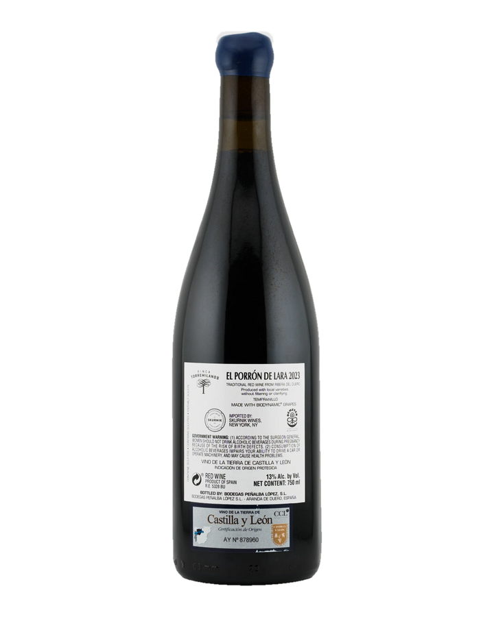 Bottle of Finca Torremilanos ‘El Porrón de Lara’, Tempranillo, Ribera del Duero DO, Spain 2023