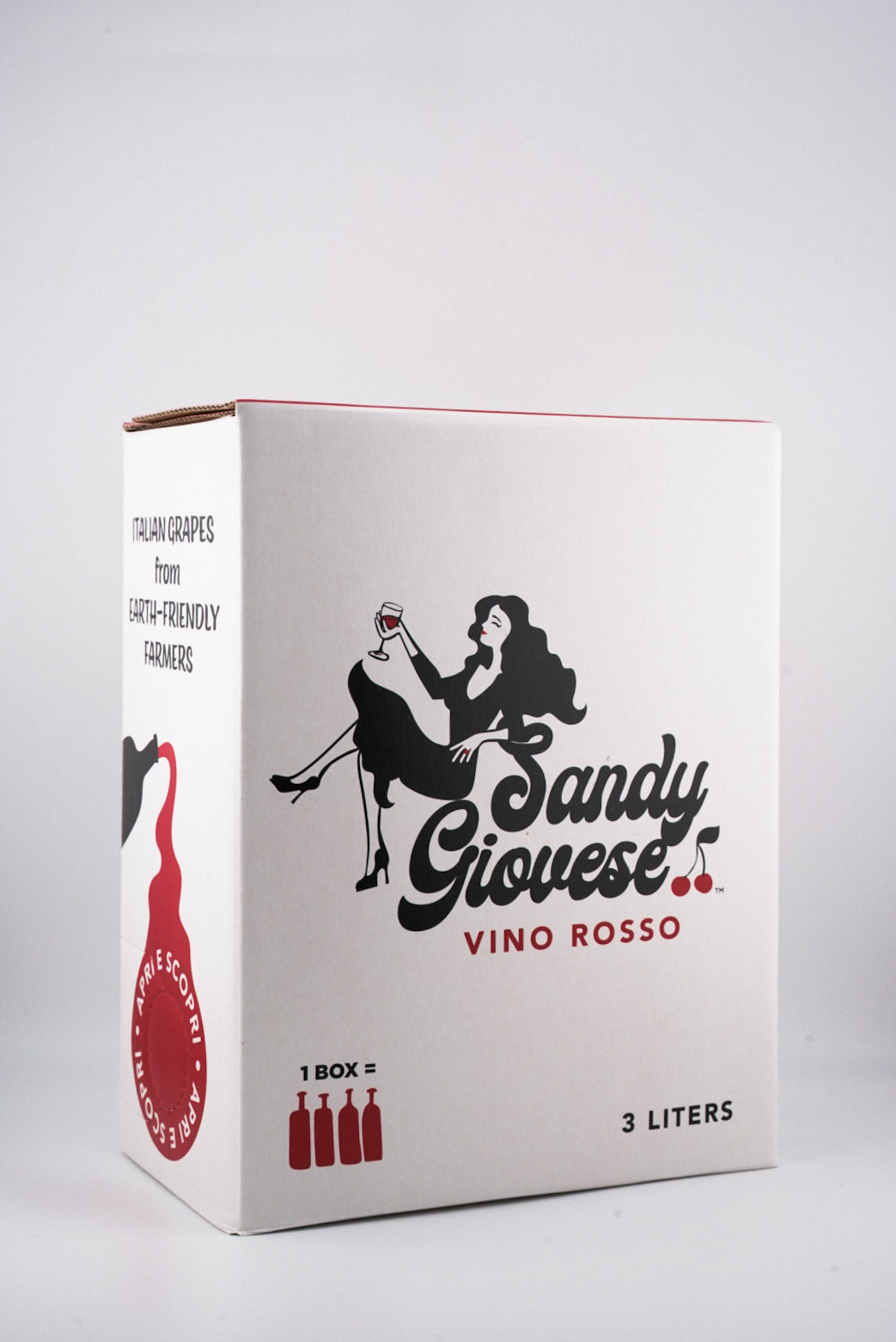 Sandy Giovese Vino Rosso, Italy (3L)