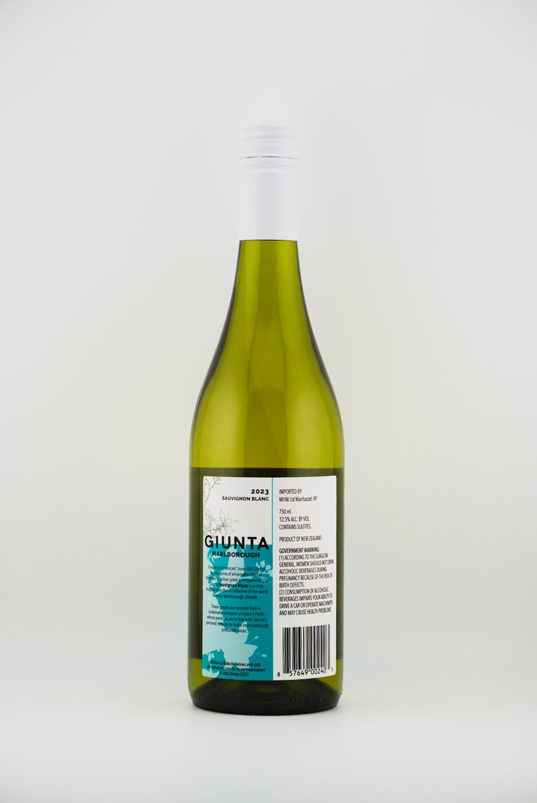 Daniel Brennan "Giunta" Sauvignon Blanc, Marlborough, New Zealand 2023