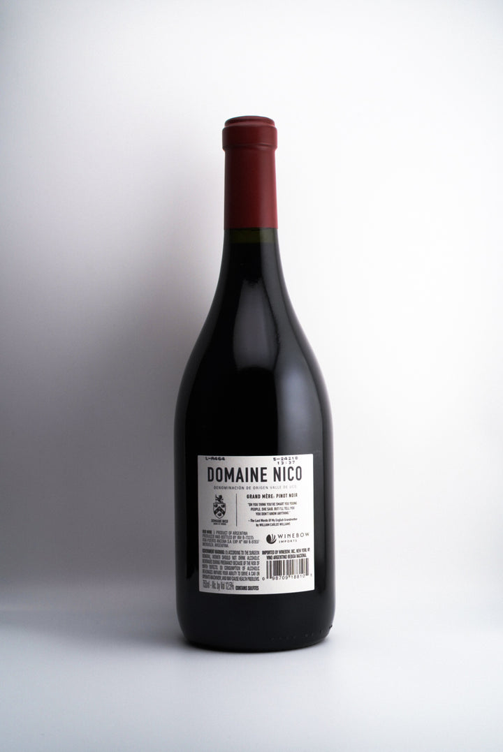 Domaine Nico 'Grand Mère' Pinot Noir, Uco Valley, Mendoza, Argentina