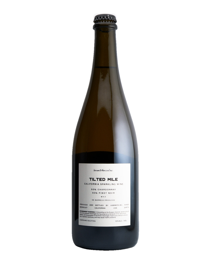 Bottle of Hammerling  Wines "Tilted Mile" Sparkling Wine, California NV