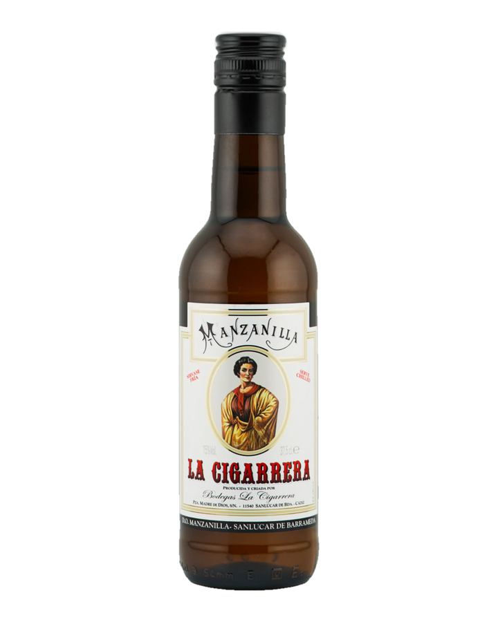 Bottle of La Cigarrera Manzanilla Sherry, Sanlúcar de Barrameda, Jerez, Spain (375ml) NV