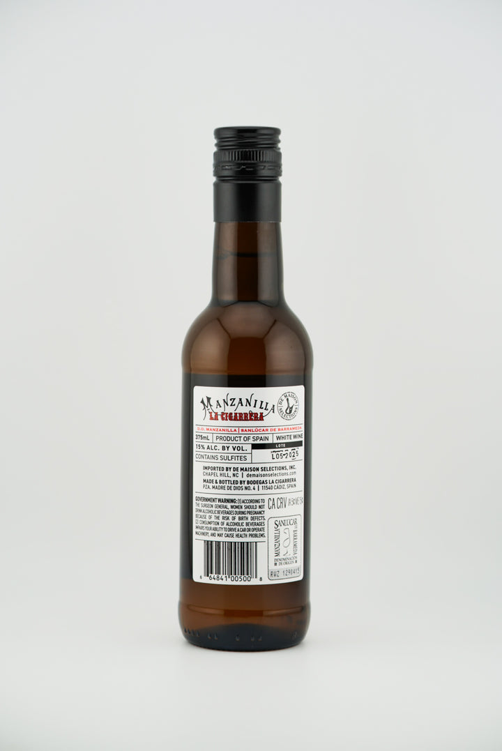 La Cigarrera Manzanilla Sherry, Sanlúcar de Barrameda, Jerez, Spain (375ml) NV