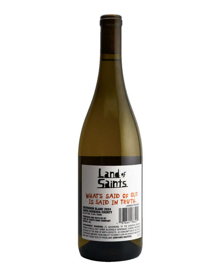 Bottle of Land of Saints, Sauvignon Blanc, Santa Barbara County, California 2024
