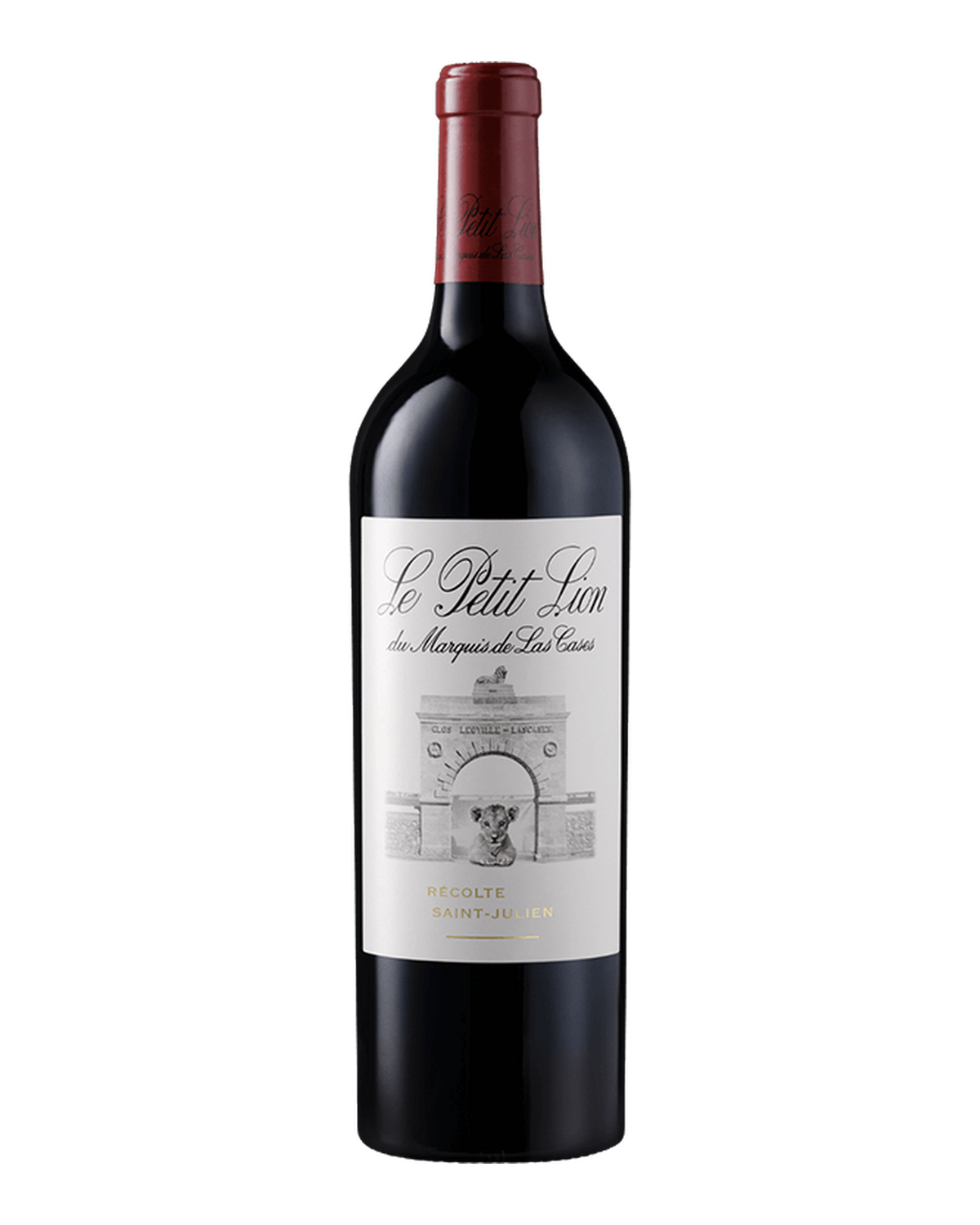 Bottle of Le Petit Lion du Marquis de Las Cases Saint-Julien, Bordeaux, France 2020