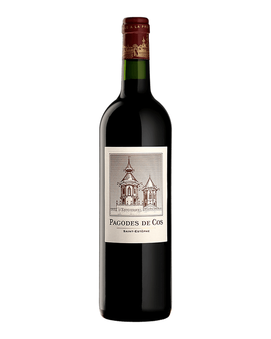 Bottle of Les Pagodes de Cos Saint-Estèphe, Bordeaux, France 2019