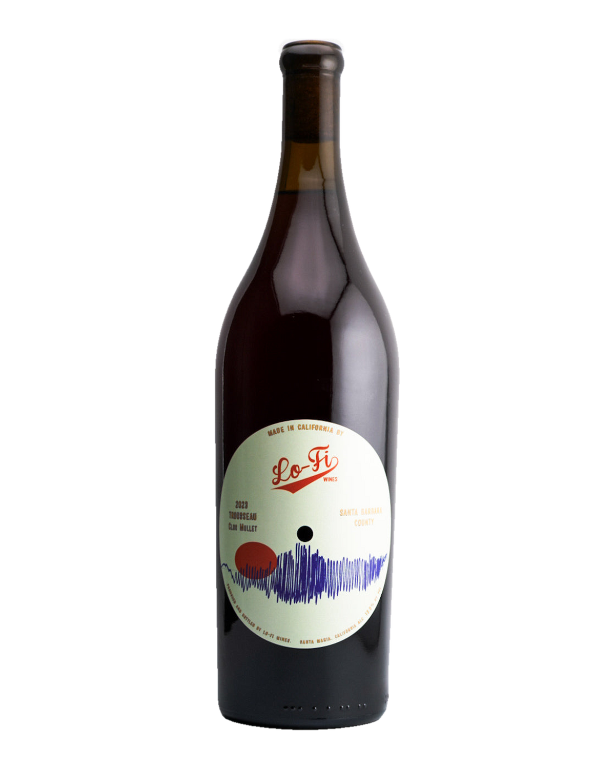 Bottle of Lo-Fi Wines "Clos Mullet" Trousseau, Santa Barbara County, California 2023