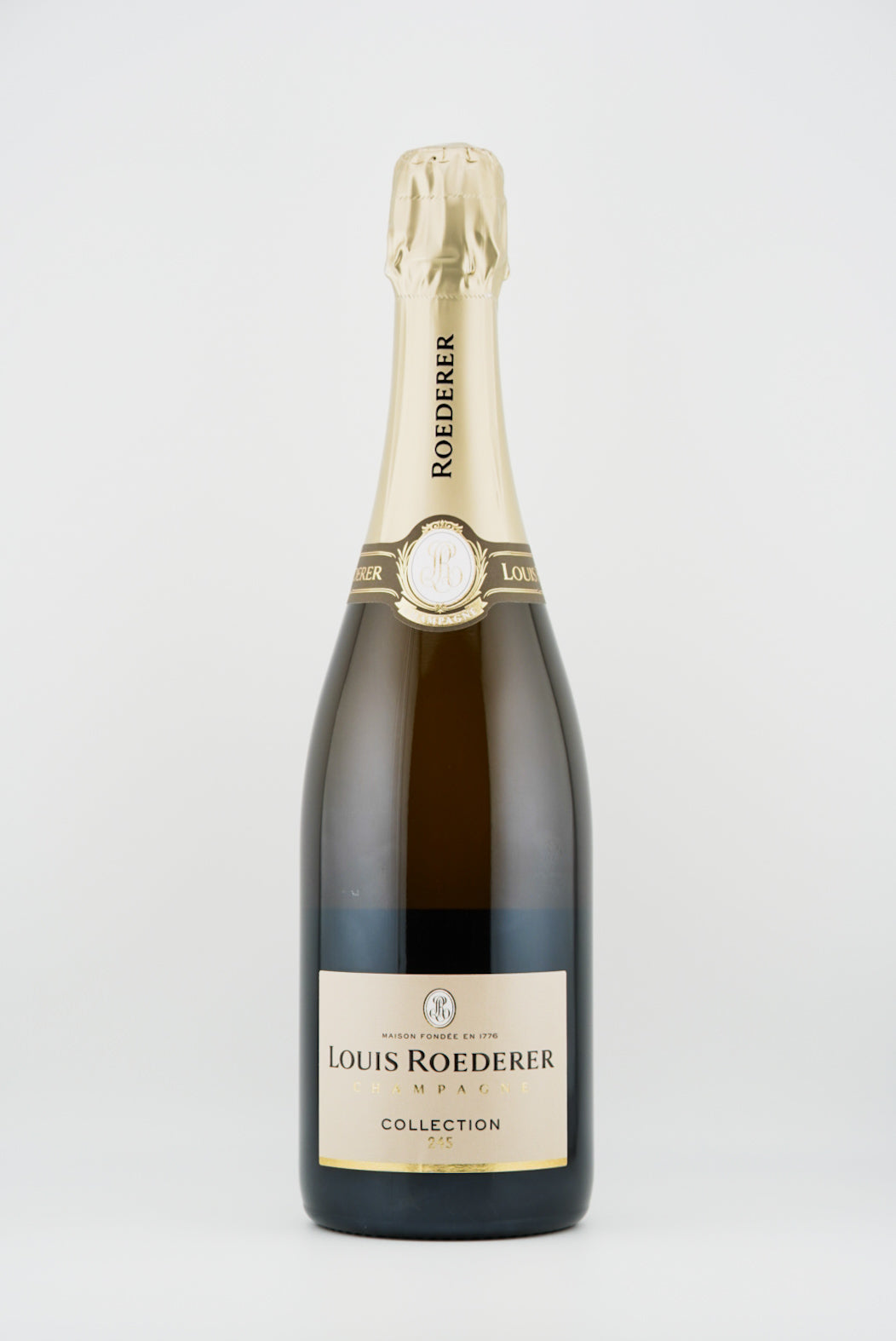 Louis Roederer champagne collection 245 bottle on a white background