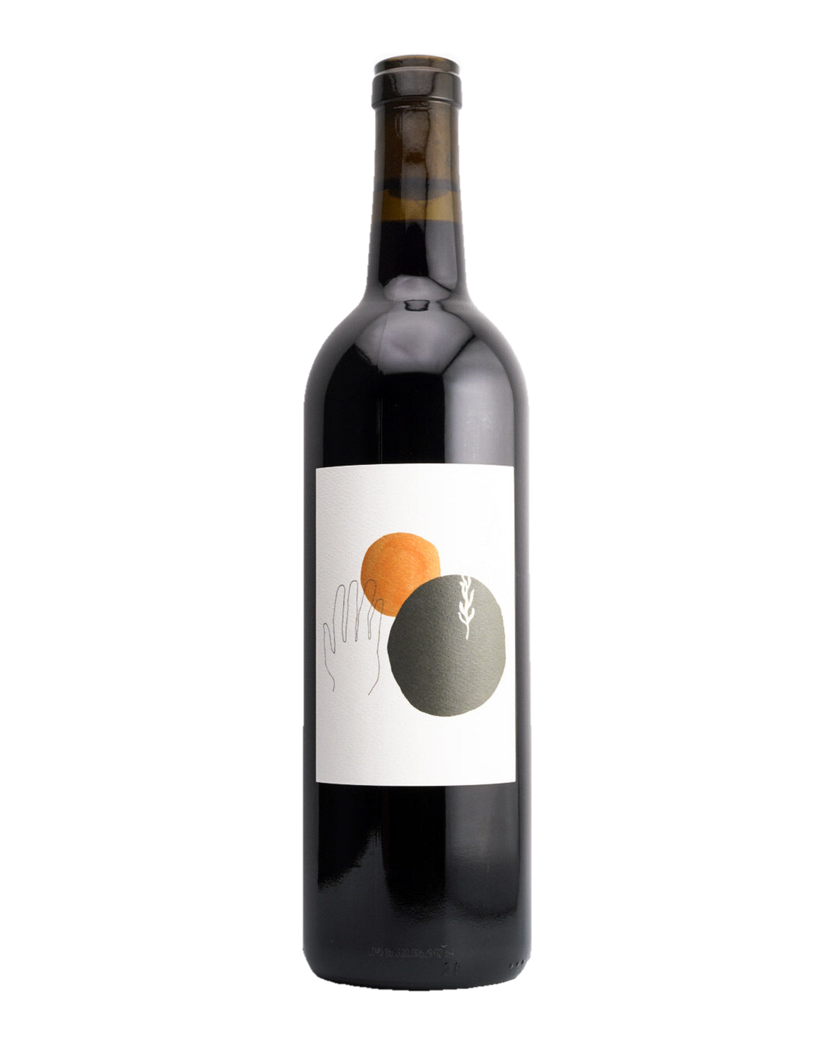 A bottle of LÜUMA Cabernet Sauvignon wine with a label featuring a graphic of a sun and a grape, indicative of the wine's organic farming and Calistoga AVA, Napa Valley, California origin.