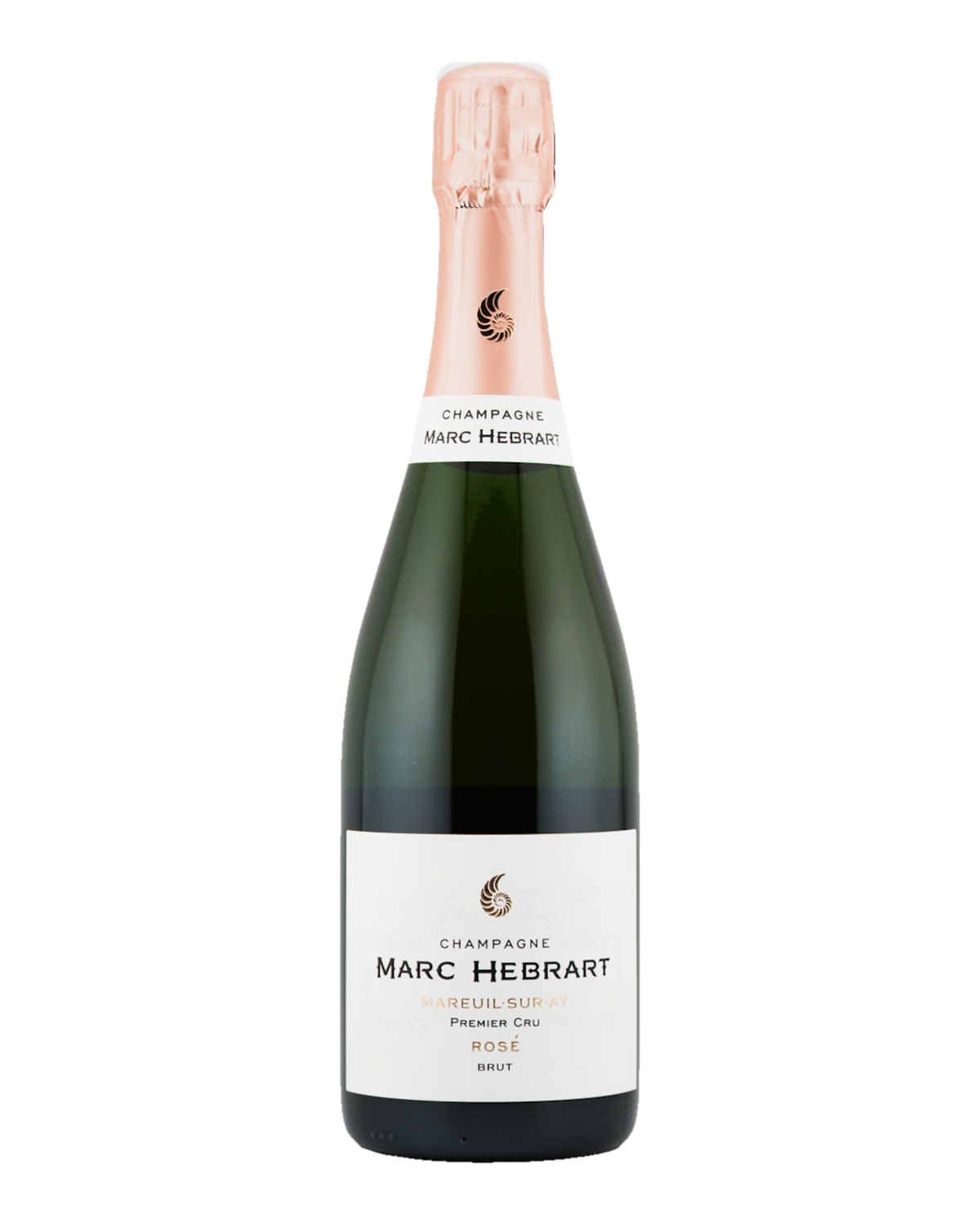 Bottle of Marc Hebrart champagne