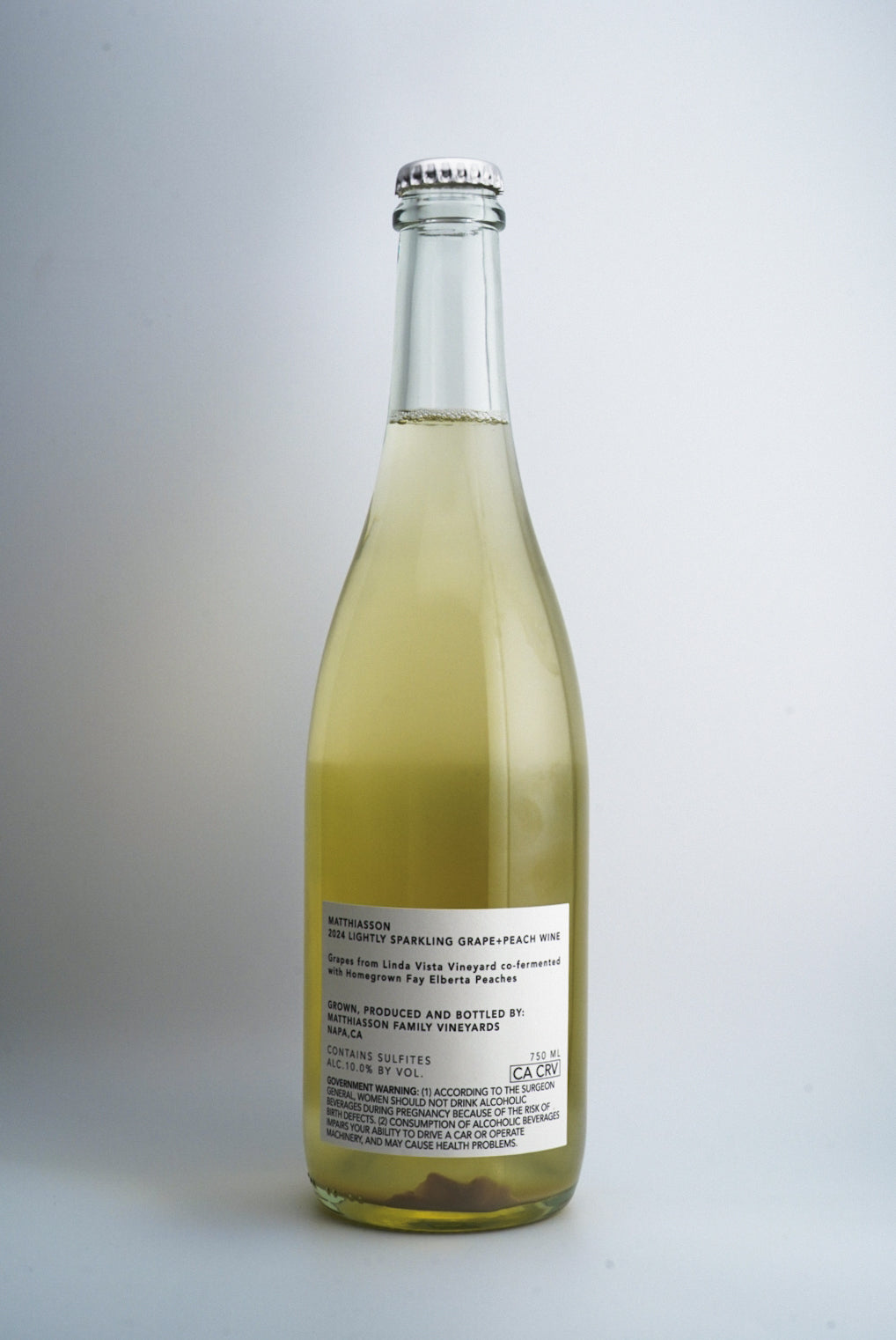 Matthiasson Peach + Grape Sparkling Wine, Napa Valley, California 2024