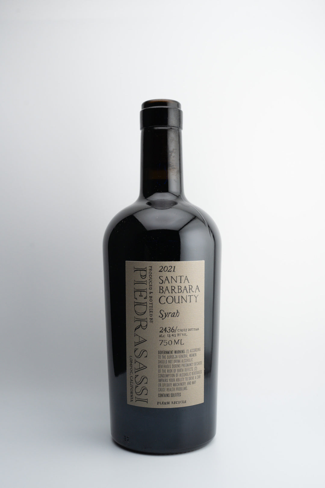 Piedrasassi 'PS' Syrah, Santa Barbara County, California 2021