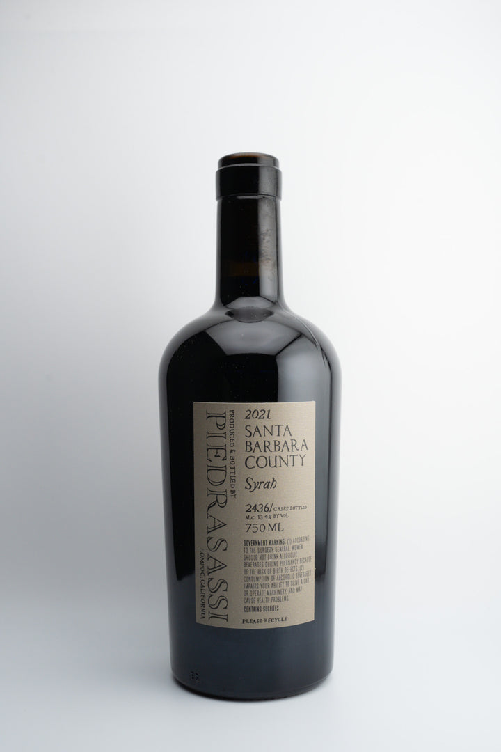Piedrasassi 'PS' Syrah, Santa Barbara County, California 2021